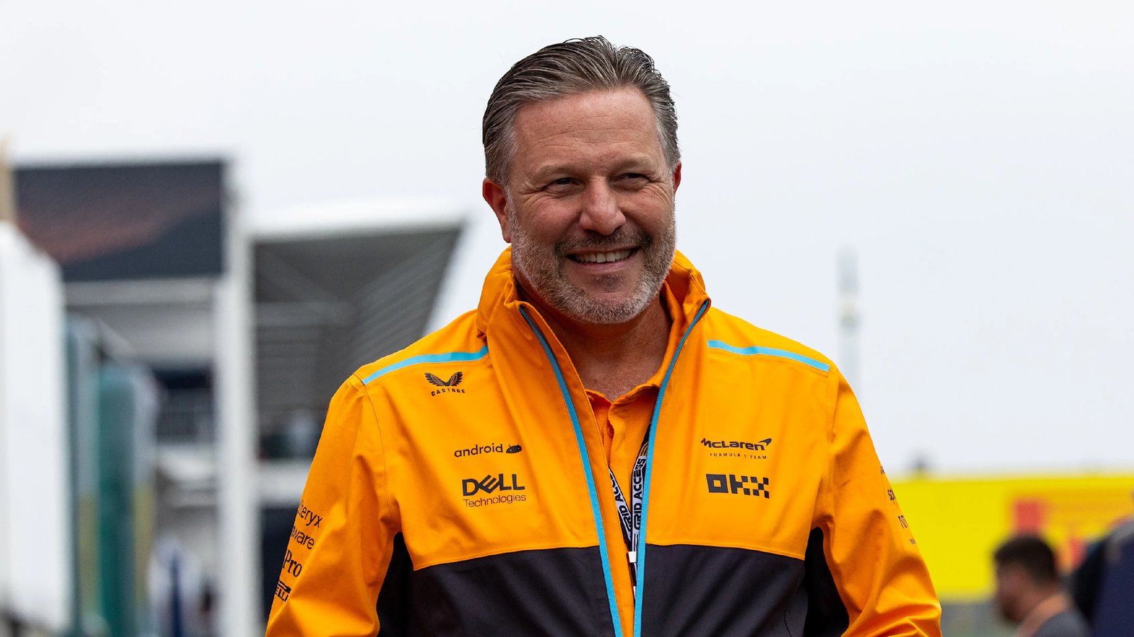 Matthew Marsh with Zak Brown